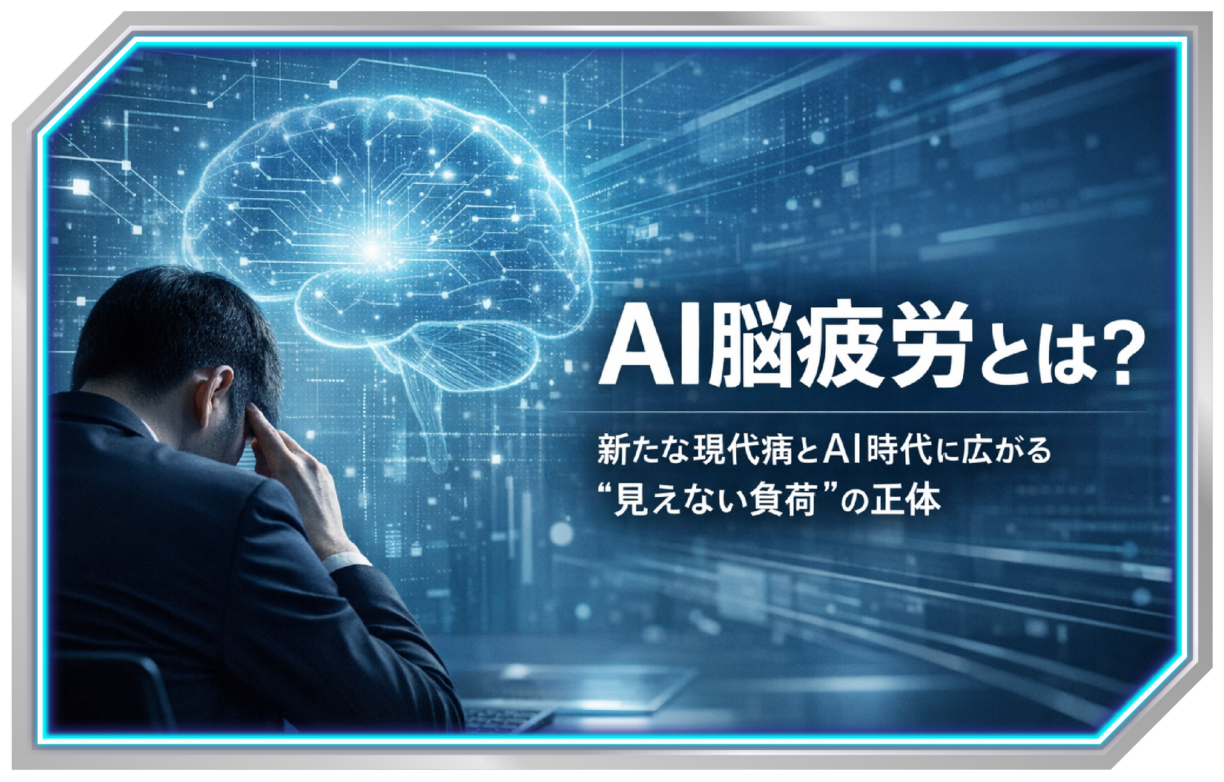 AI脳疲労とは？新たな現代病とAI時代に広がる“見えない負荷”の正体
